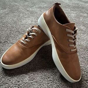 Men's Brown Leather Sneakers